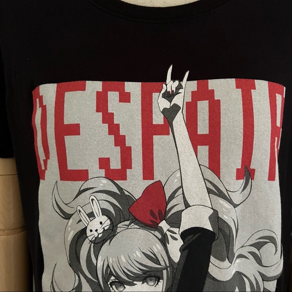 Dangan Ronpa 3 Anime Dispair Black T Shirt Size XL - Picture 3 of 11